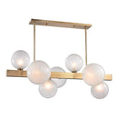 Mina 7 | Brass Modern Chandelier - Home Cartel ®