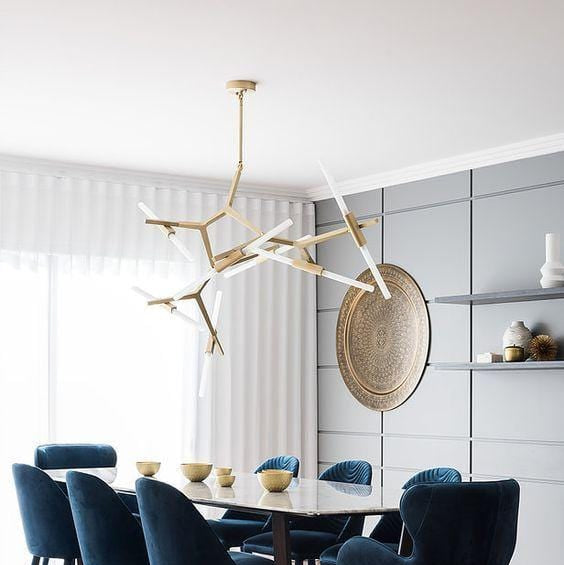 Vita 10 | Frosted Glass Chandelier - Home Cartel ®