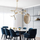 Vita 6 | Frosted Glass Chandelier - Home Cartel ®