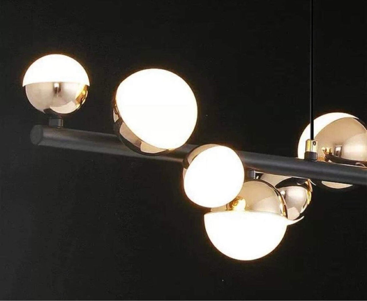 Iver 150 | Metal Finish with Glass Chandelier - Home Cartel ®
