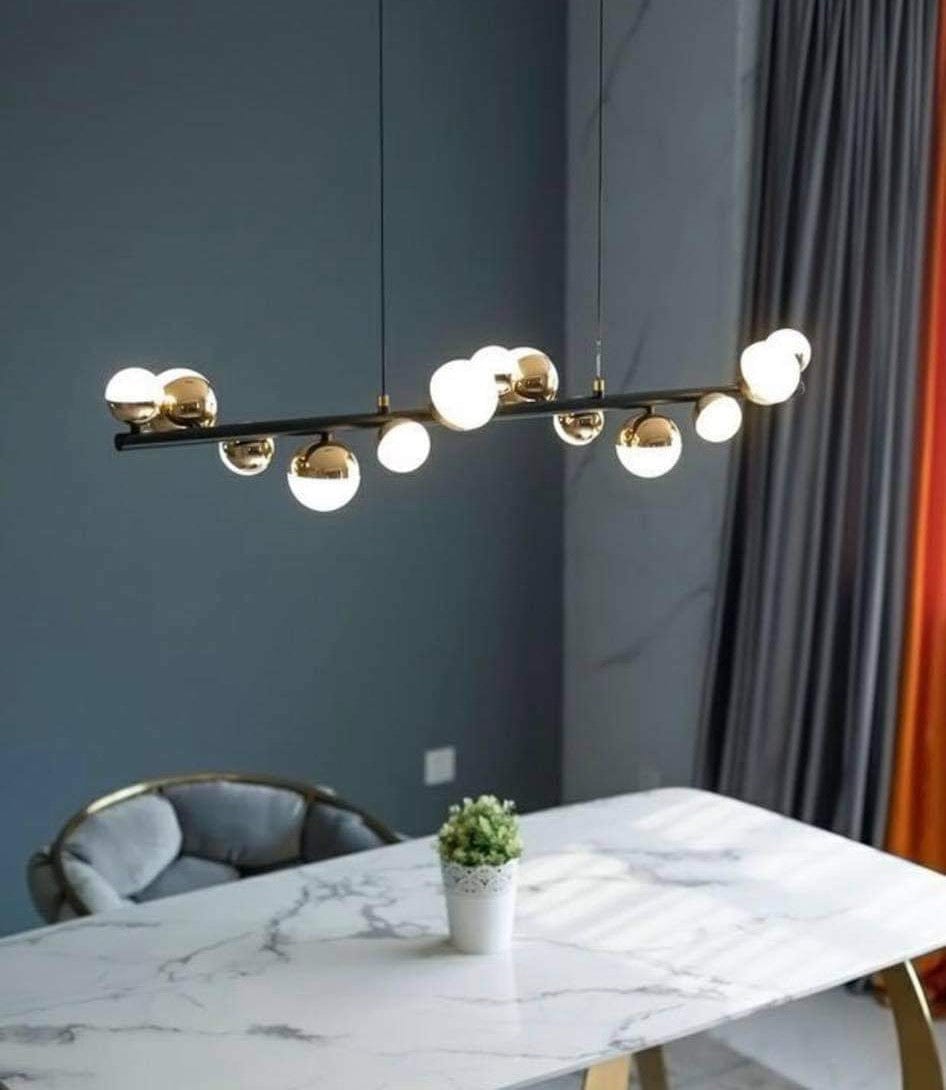 Iver 150 | Metal Finish with Glass Chandelier - Home Cartel ®