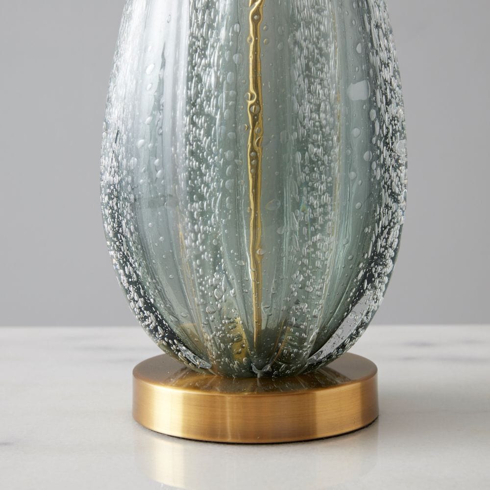 Isabela | Glass Table Lamp with Shade - Home Cartel ®