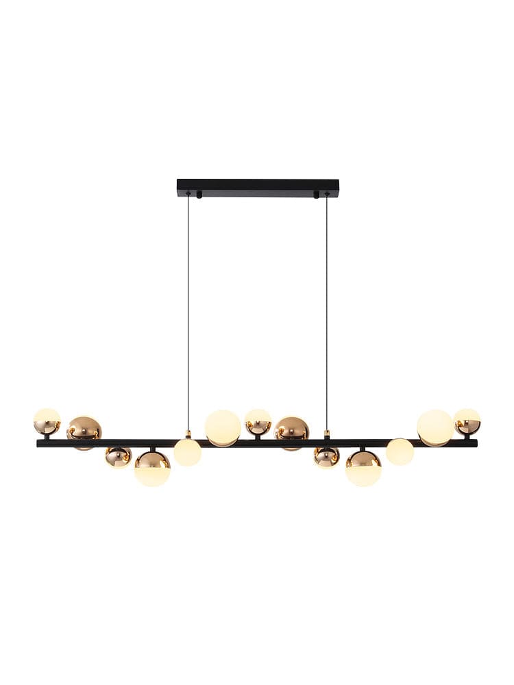 Iver 150 | Metal Finish with Glass Chandelier - Home Cartel ®