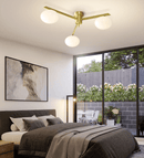 Kaiya 3 | Modern Gold Ceiling Mounted Light
