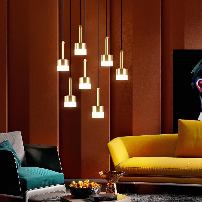 Paityn Une | Copper and Glass Pendant Light - Home Cartel ®