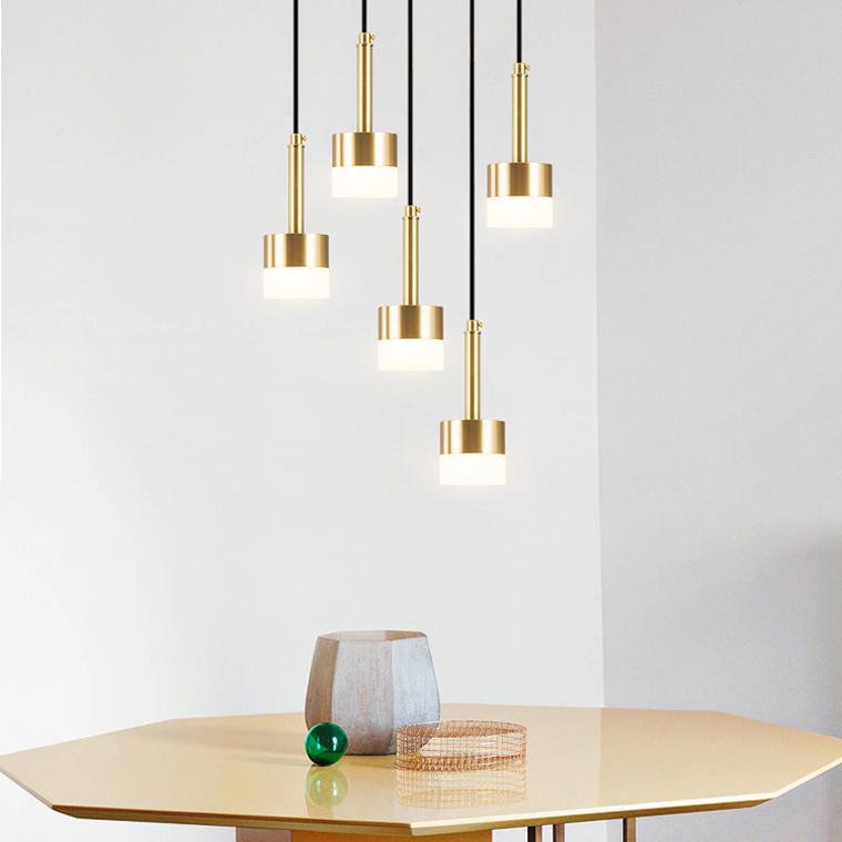 Paityn Deux | Cluster of 5 Copper and Glass Chandelier - Home Cartel ®