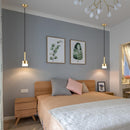 Paityn Une | Copper and Glass Pendant Light