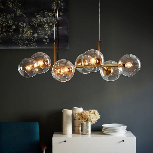 Eira 8 Staggered Glass | Chandelier - Home Cartel ®