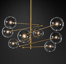 Dana 8 | Brass Modern Chandelier - Home Cartel ®