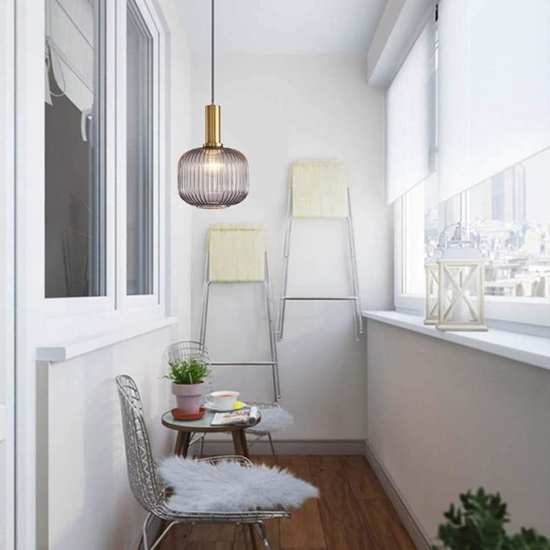 Layla 2 | Smoked Glass Pendant Light - Home Cartel ®
