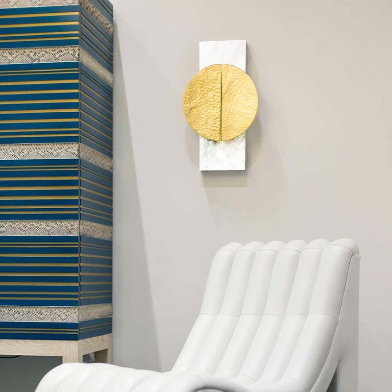 Gefion | Marble and Copper Wall Lamp - Home Cartel ®