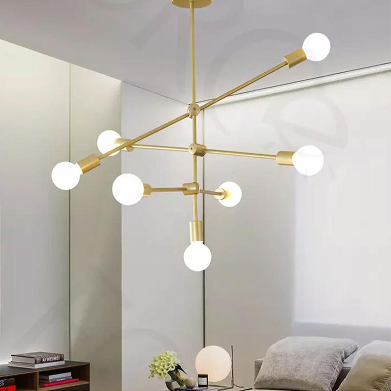 Helga 7 | Gold Modern Mobile Chandelier - Home Cartel ®