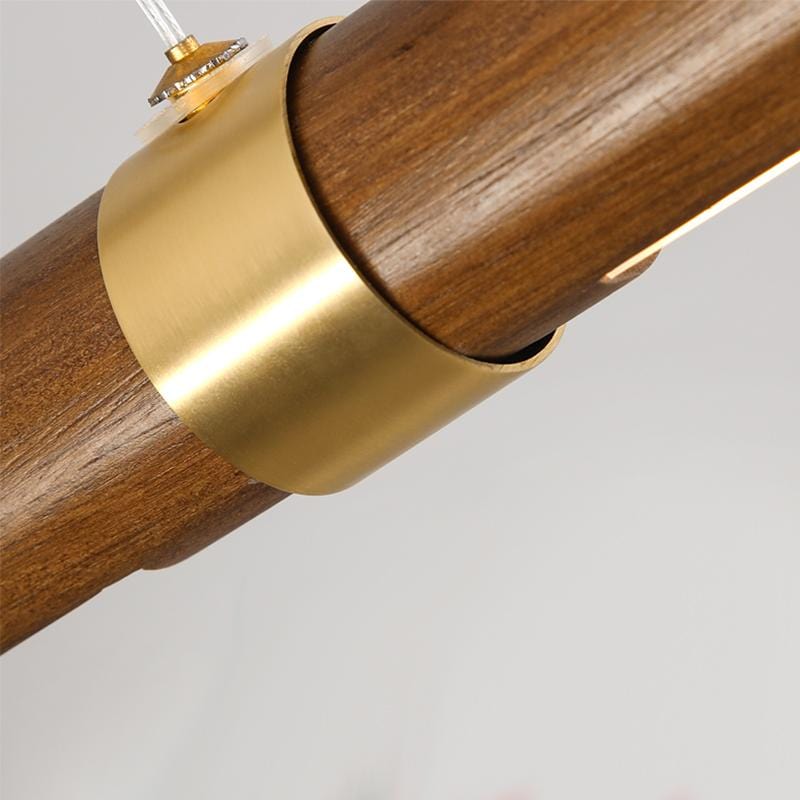 Halden | Wooden Finish Pendant Light - Home Cartel ®