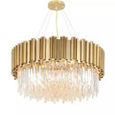 Strathbury Gold Luxe Crystal Chandelier - Home Cartel ®