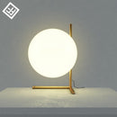 Ran | Frosted Sphere Table Lamp - Home Cartel ®