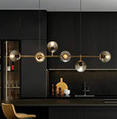 Olga | Brass w/ Glass Modern Chandelier - Home Cartel ®