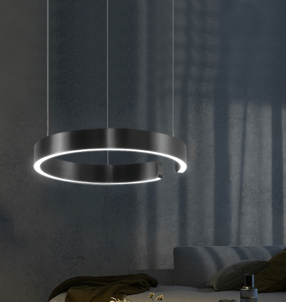 Umbriel | Modern LED Chandelier - Black