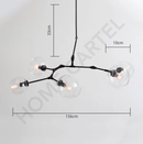 Vanja 5 | Glass Luxe Chandelier - Home Cartel ®