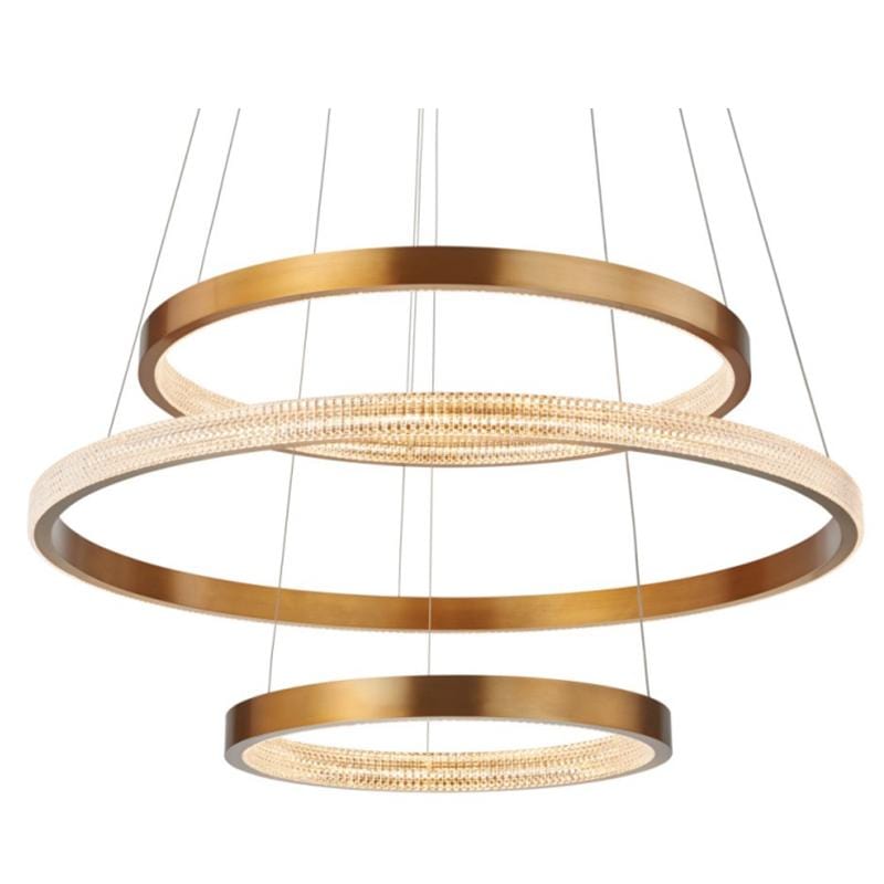 Hera Trois | Modern LED Chandelier with Crystal Details - Home Cartel ®
