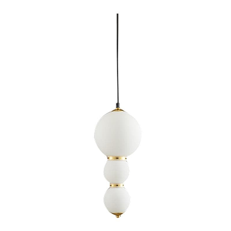 Iris C | Glass Sphere with Gold Details Pendant Light - Home Cartel ®