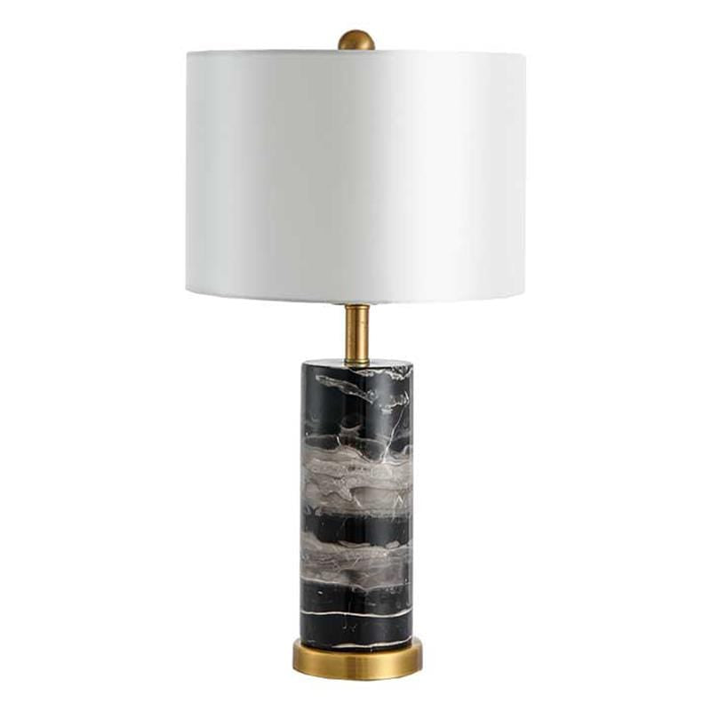 Aaren Deux | Marble Base Shade Table Lamp - Home Cartel ®