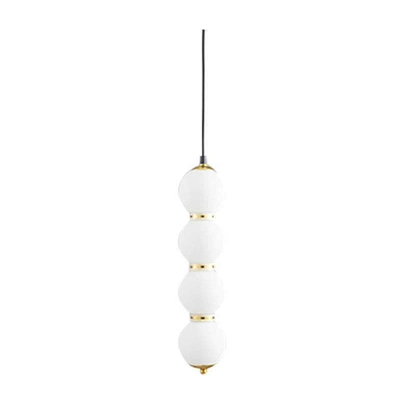 Iris B | Glass Sphere with Gold Details Pendant Light - Home Cartel ®