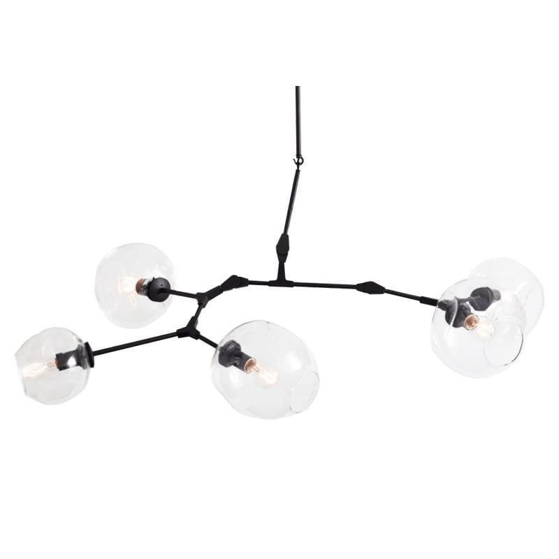 Vanja 5 | Glass Luxe Chandelier - Home Cartel ®